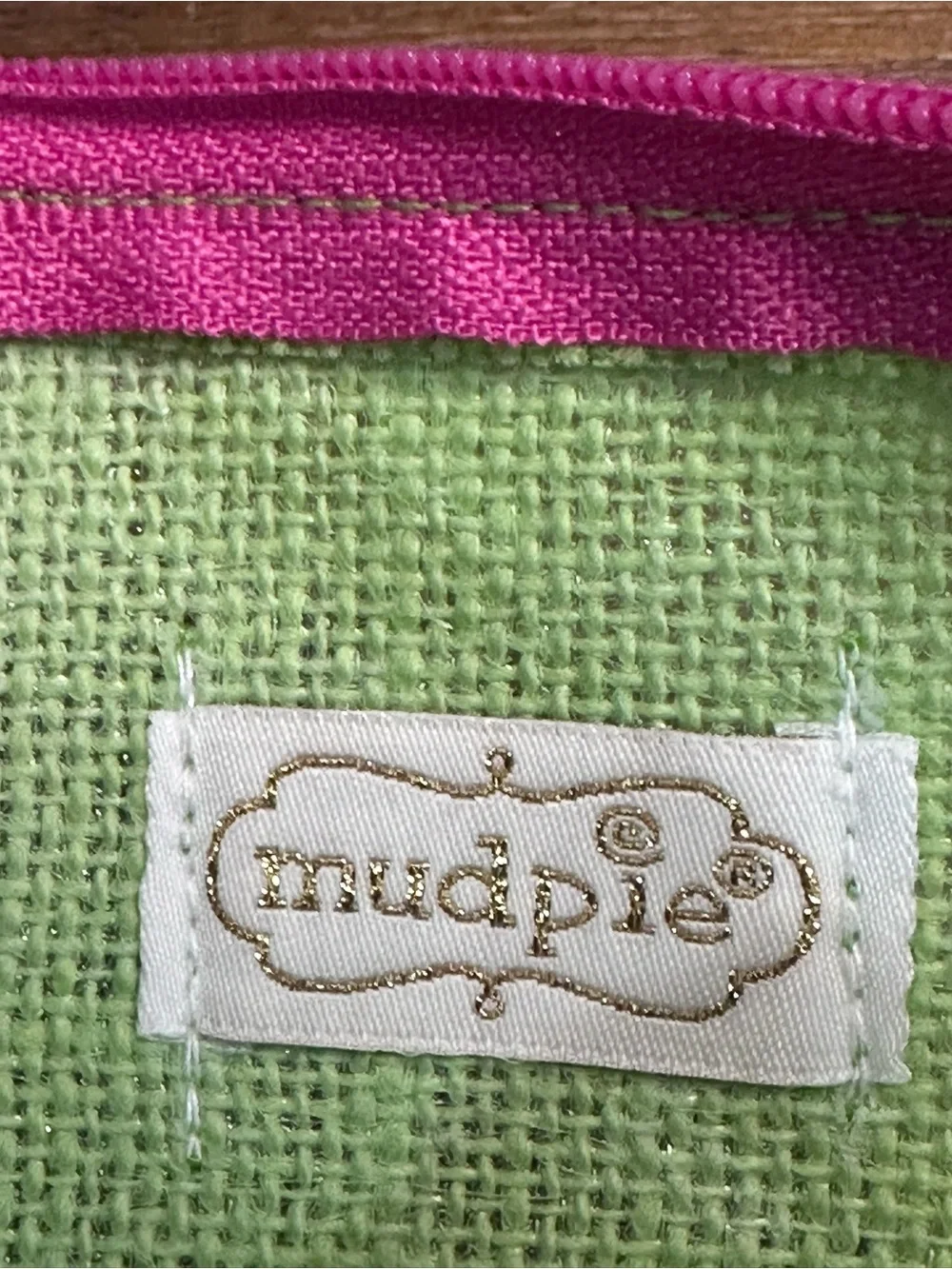 Mud Pie Tropical Dazzle Watermelon Sequin‎ Zip Pouch Clutch Cosmetic Bag NWT